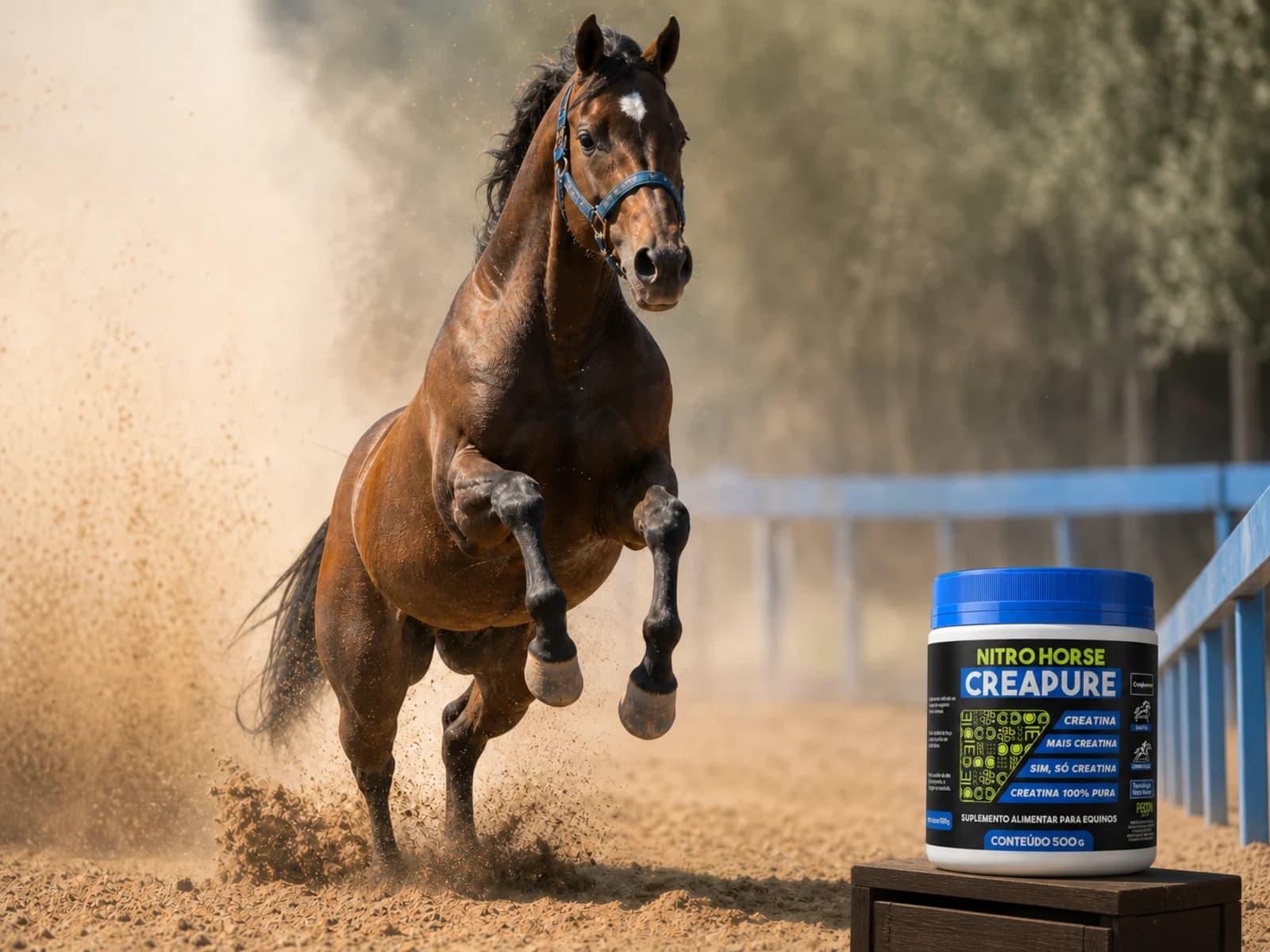 NITRO HORSE CREAPURE 500 GR — Quando usar