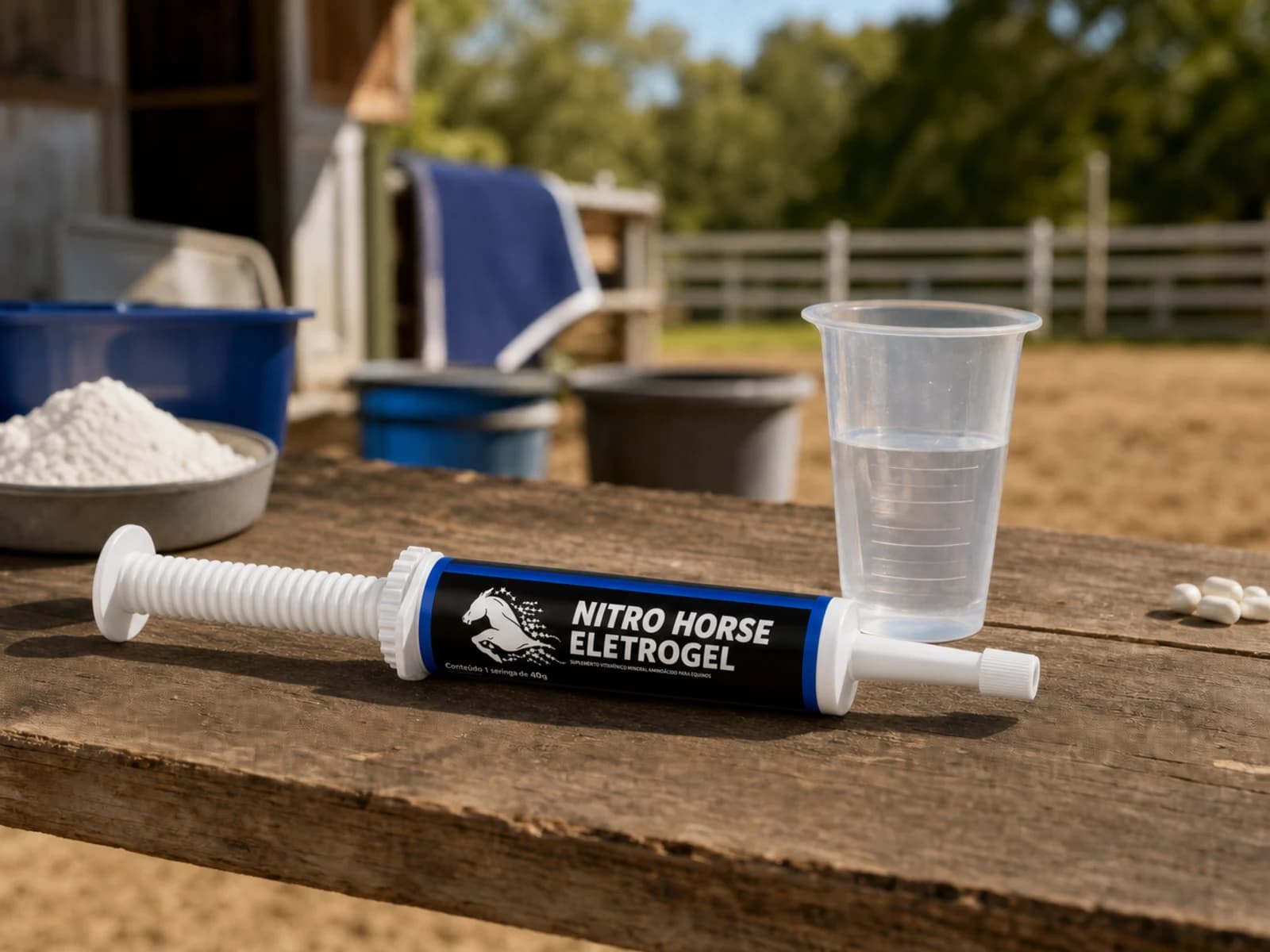 NITRO HORSE ELETROGEL 40g — Por que gel, e por que antes da prova