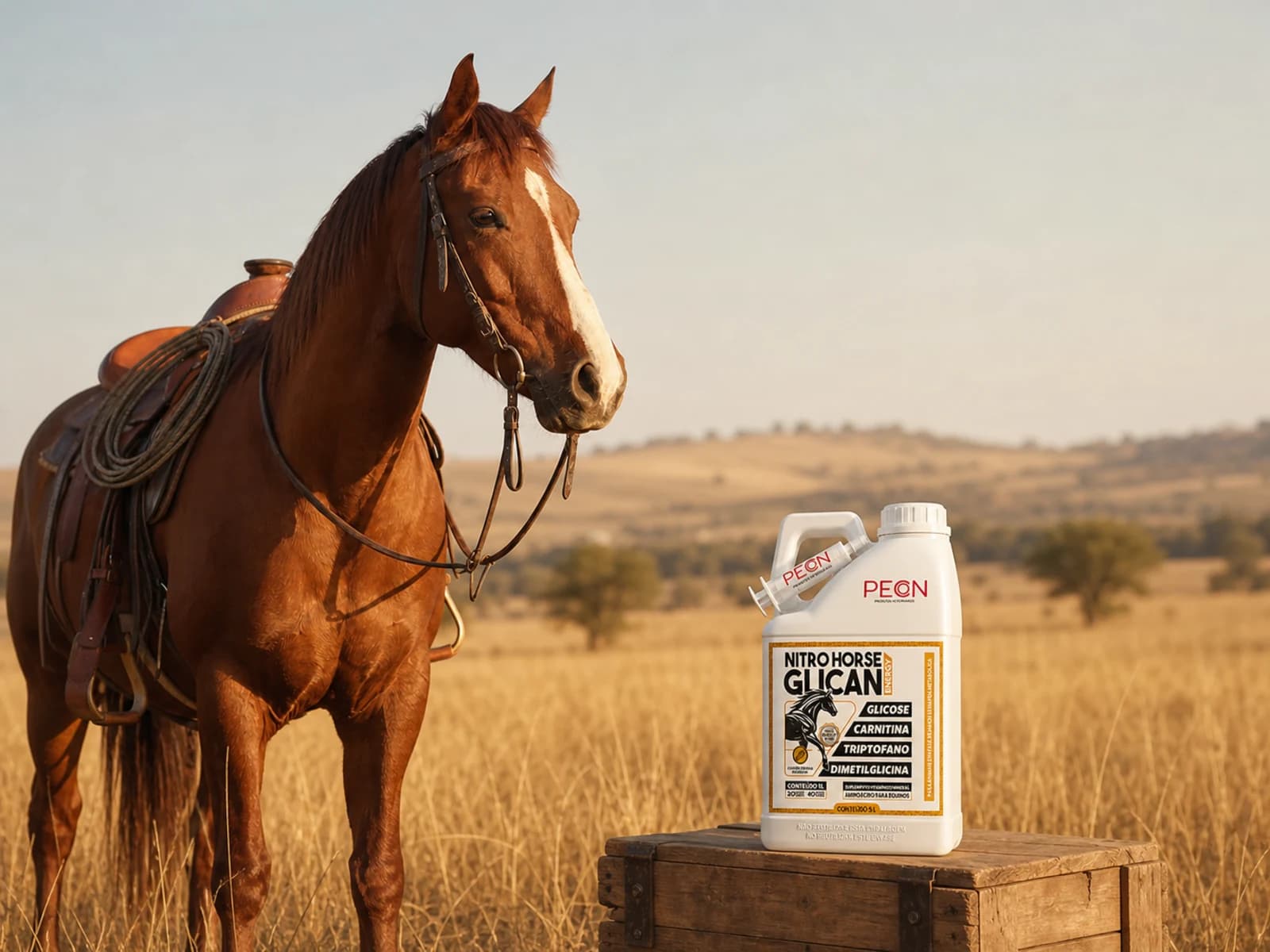 NITRO HORSE GLICAN 5 LITROS — Energia para quem trabalha o ano inteiro