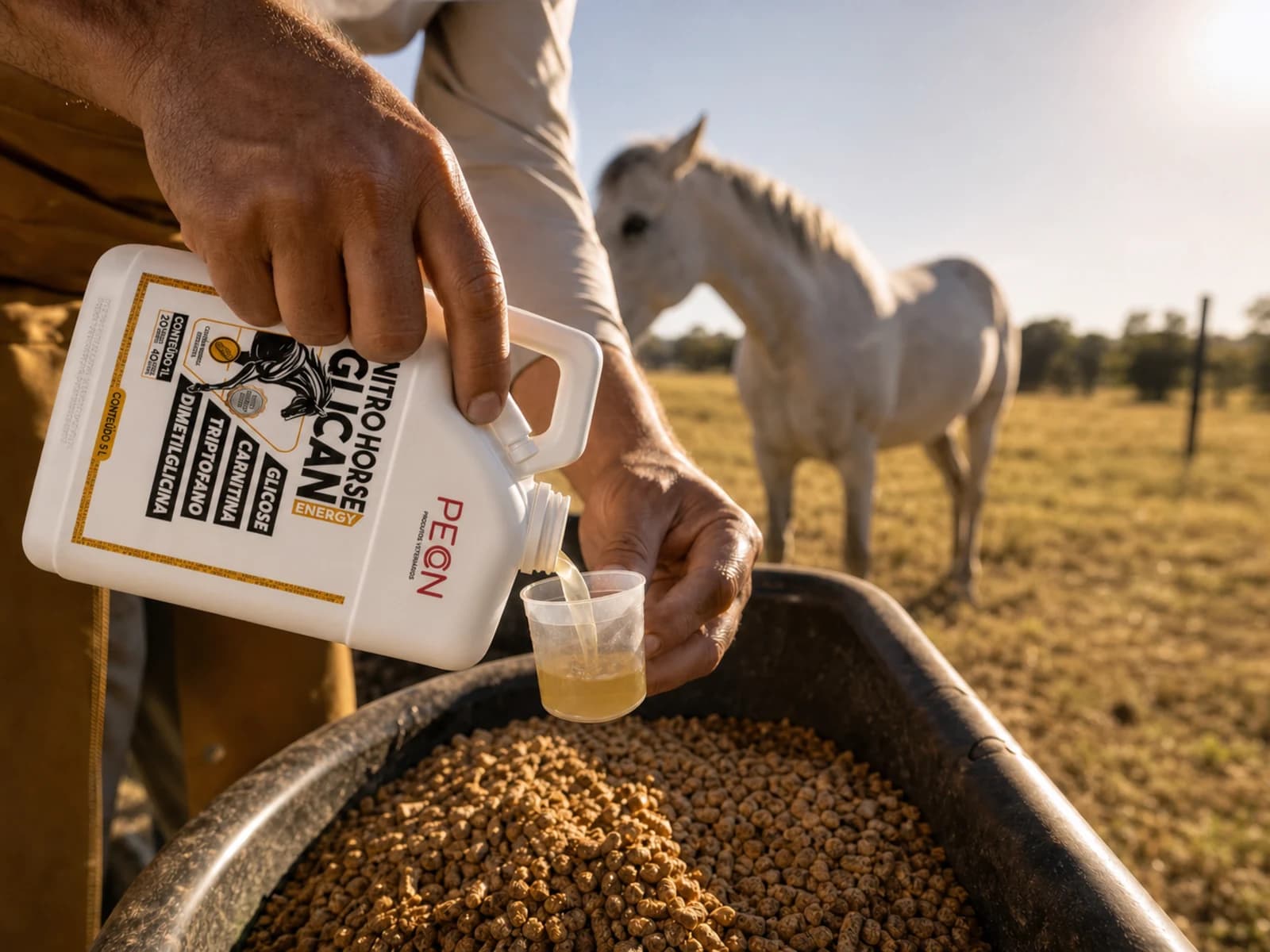 NITRO HORSE GLICAN 5 LITROS — Como usar