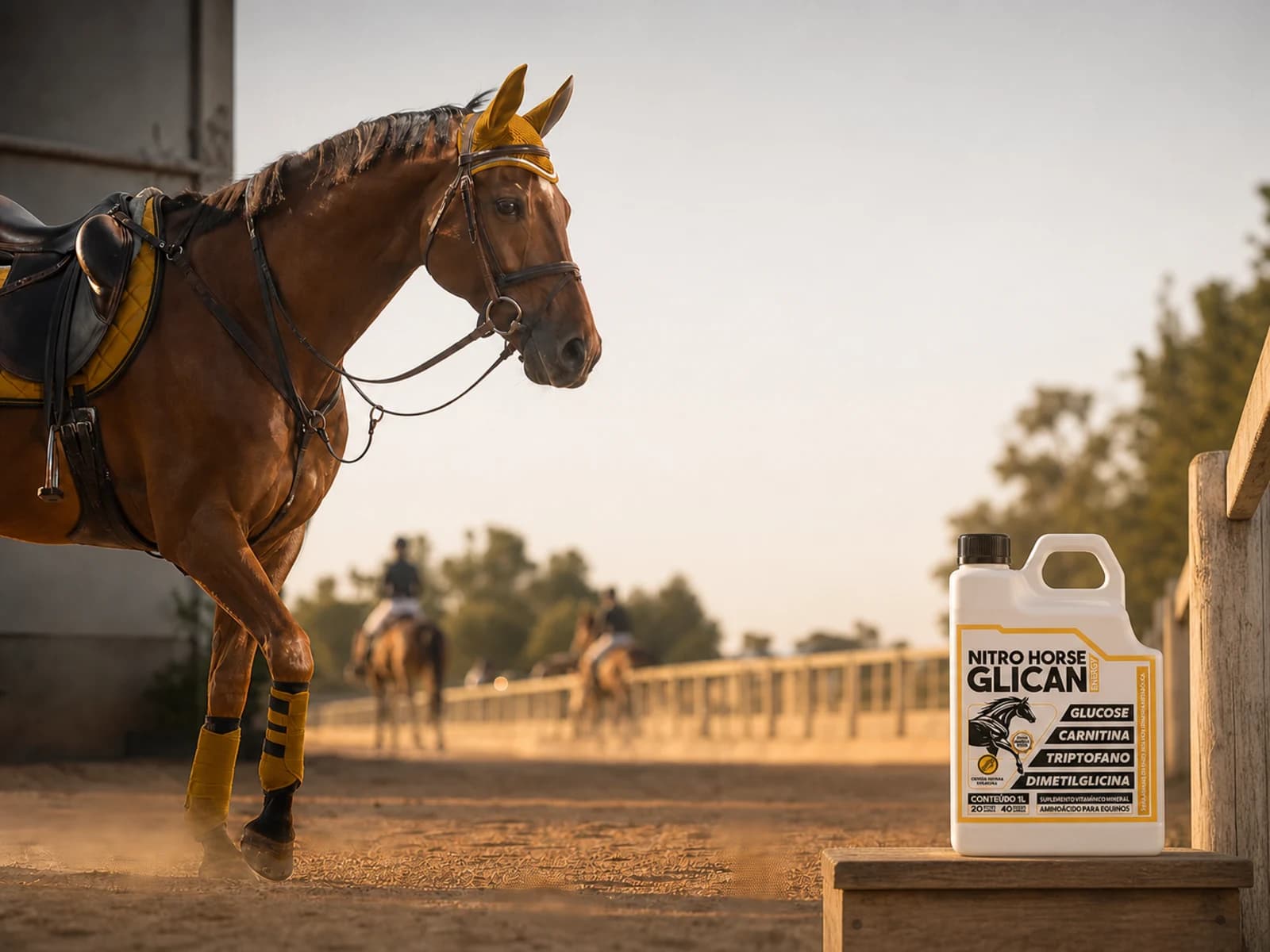 NITRO HORSE GLICAN ENERGY 1 LITRO — Energia para quem trabalha o ano inteiro