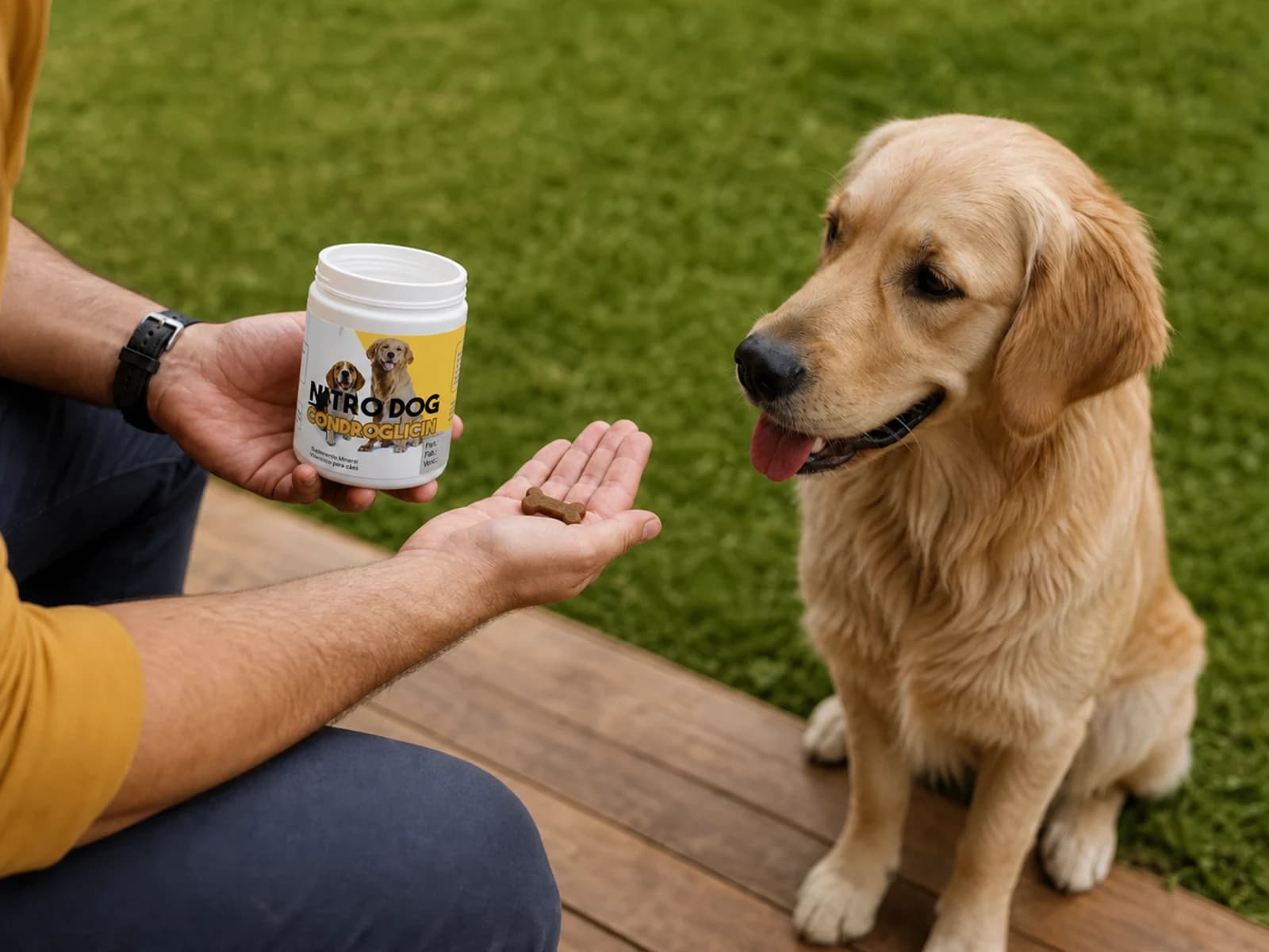 Suplemento para Cachorro Nitro Dog Condroglicin – Regeneradores Articulares — Como usar