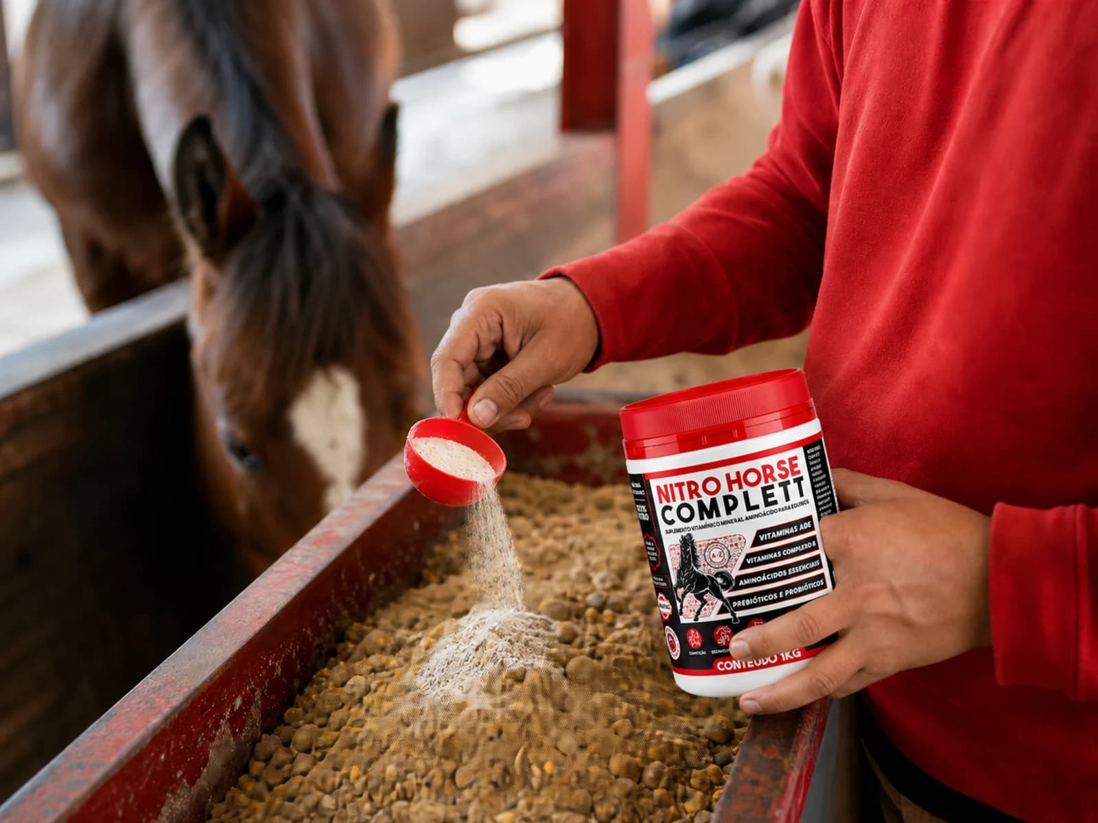 Nitro Horse Complet 01 kg — Como usar
