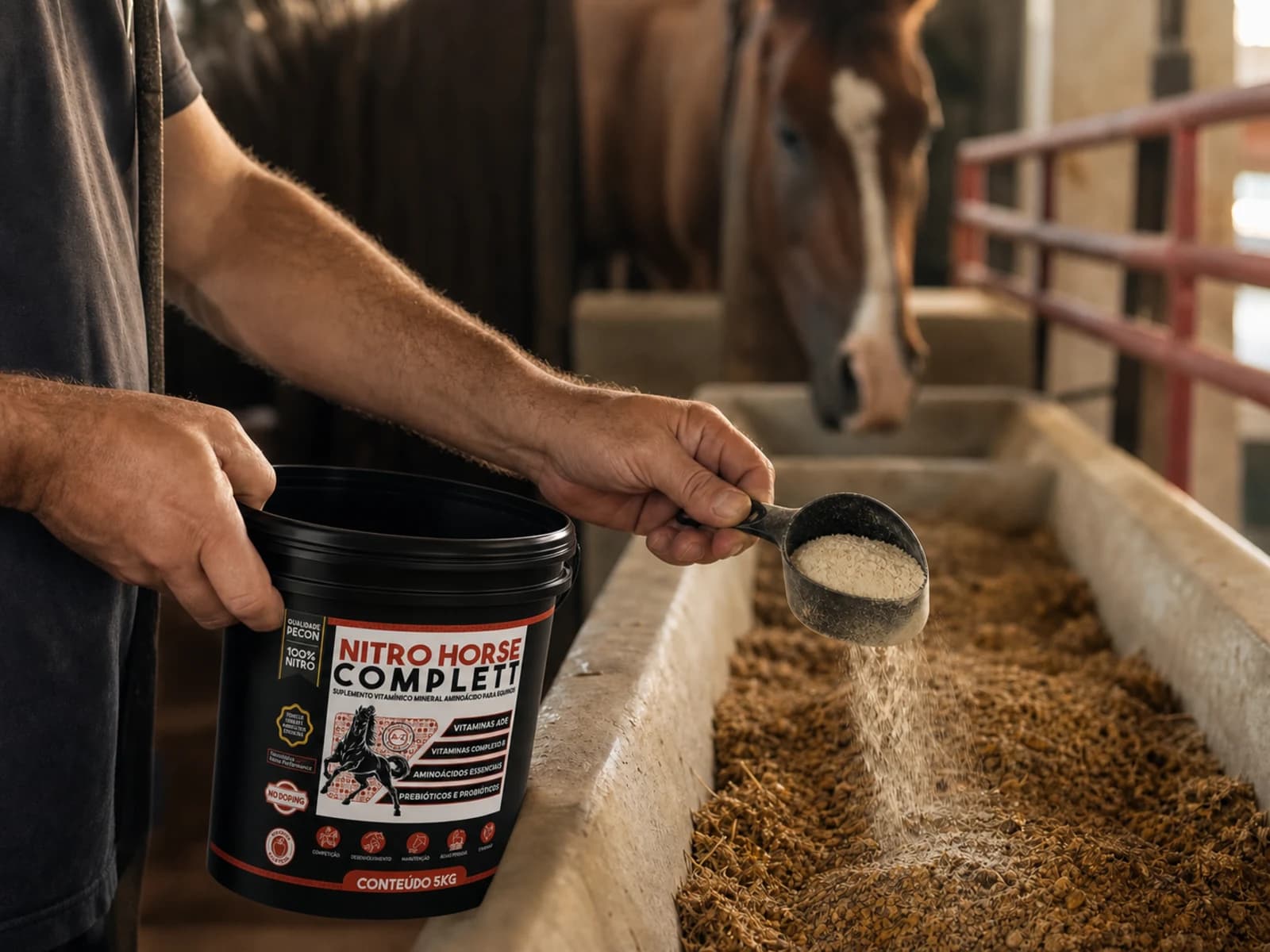 Nitro Horse Complet 05 kg — Como usar