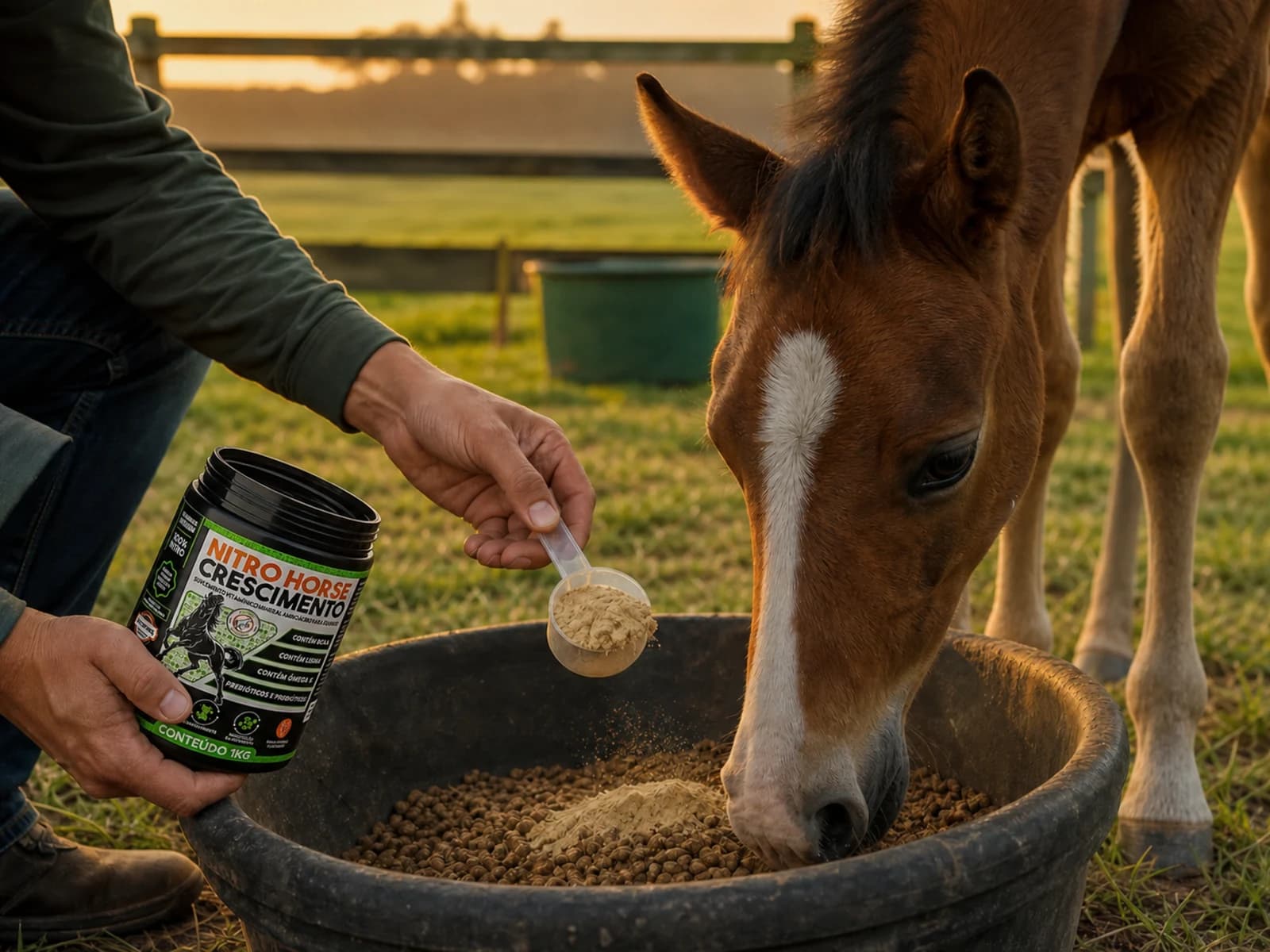 Nitro Horse Crescimento 01kg — Como usar