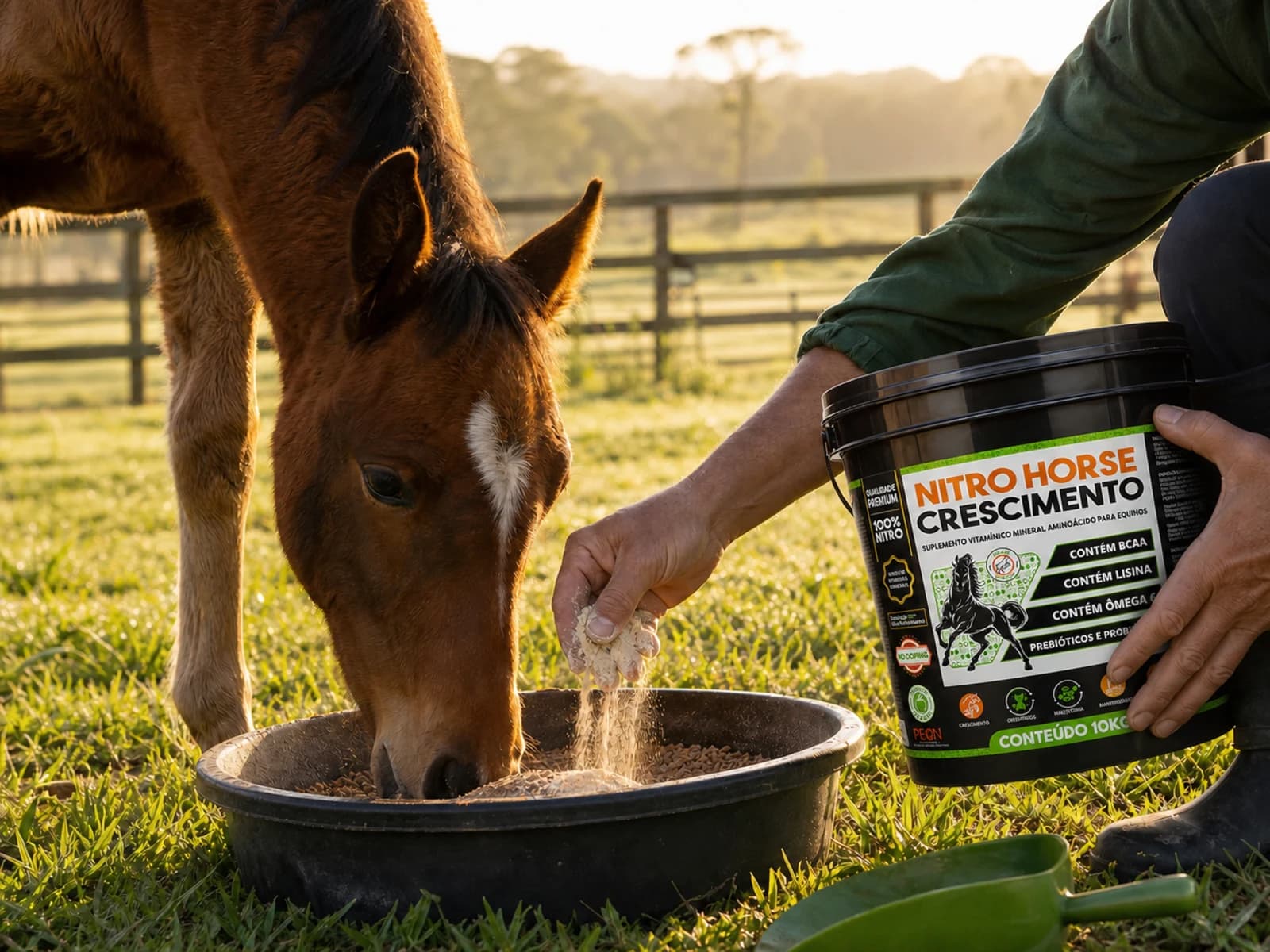 Nitro Horse Crescimento 10 kg — Como usar