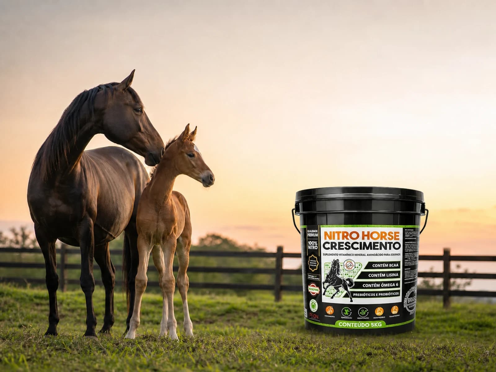 Nitro Horse Crescimento 05 kg — Crescimento tem hora certa