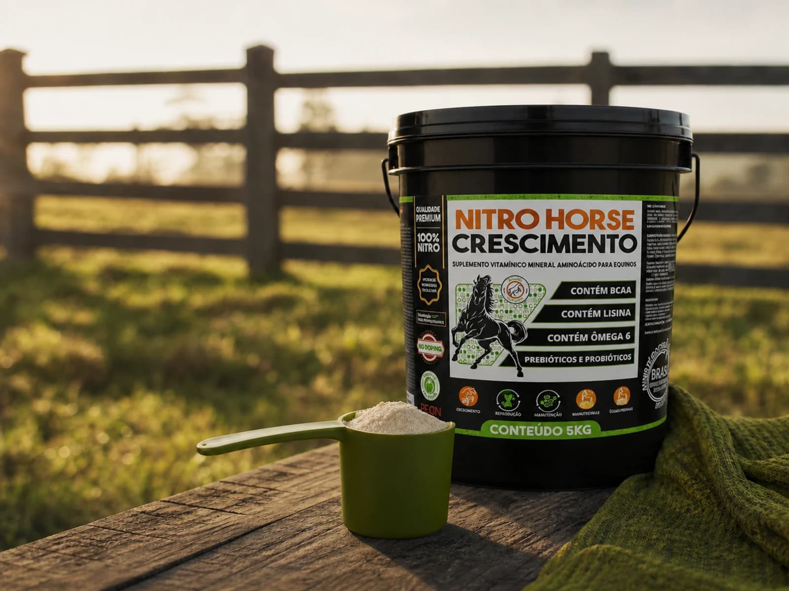 Nitro Horse Crescimento 05 kg — Uma escada de dosagem