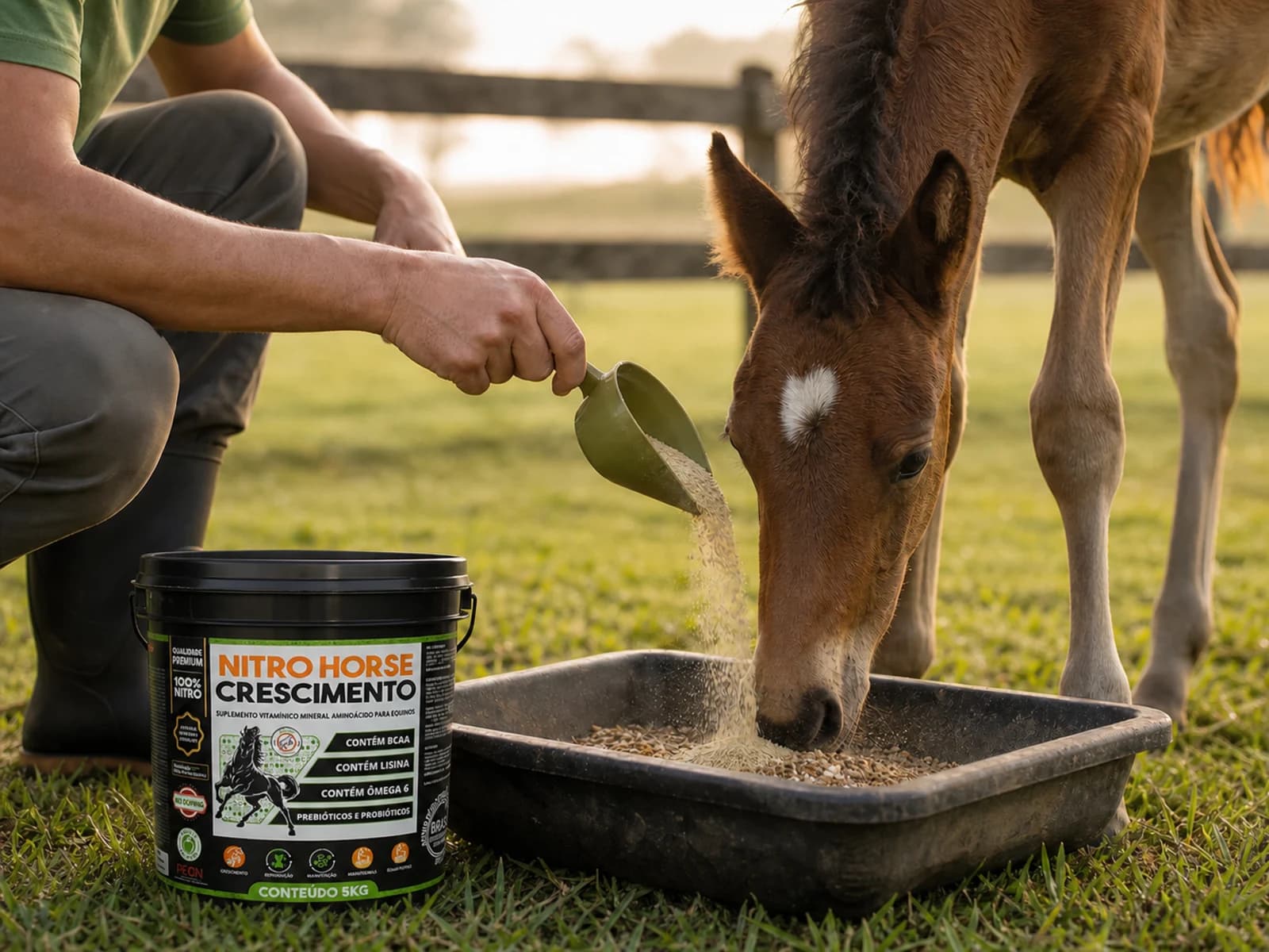 Nitro Horse Crescimento 05 kg — Como usar
