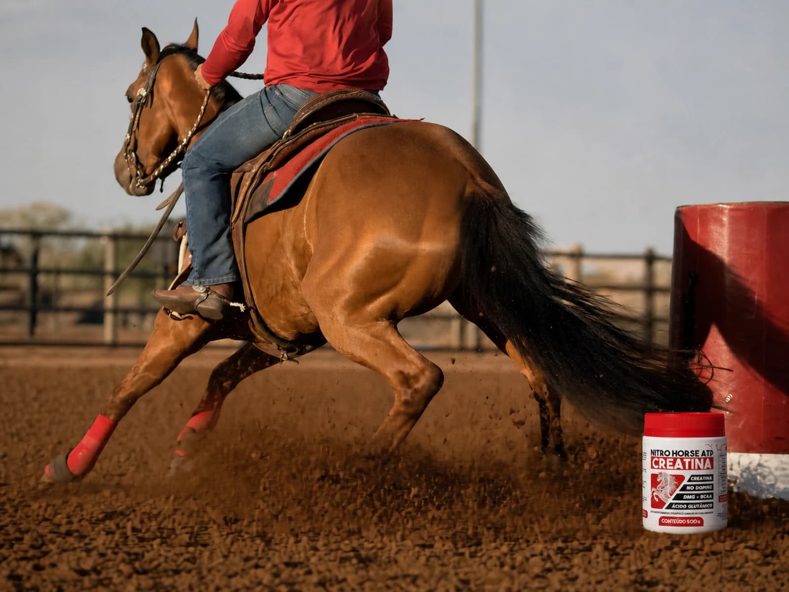 Nitro Horse Creatina ATP 500g — Quando usar