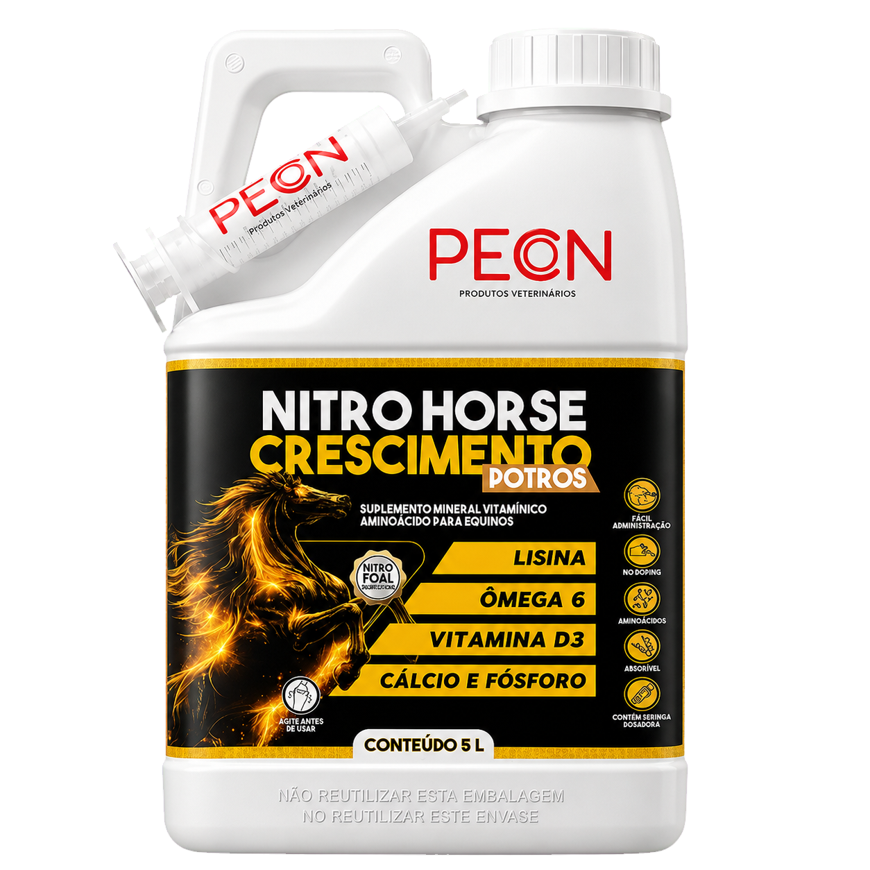 Nitro Horse Crescimento Potro - 5 Litros